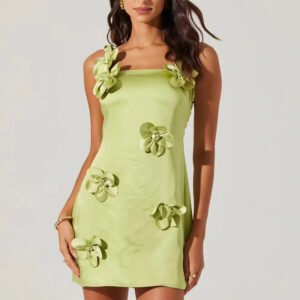 Women's Custom Woven Casual Halter Dress