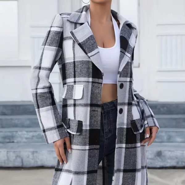 2025 Autumn Winter Ladies' Fashion Coat Jacket - Image 2