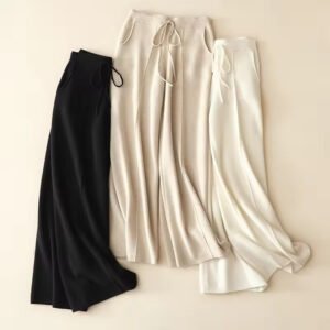 Casual Knit Loose Pants for Women Female Fashion