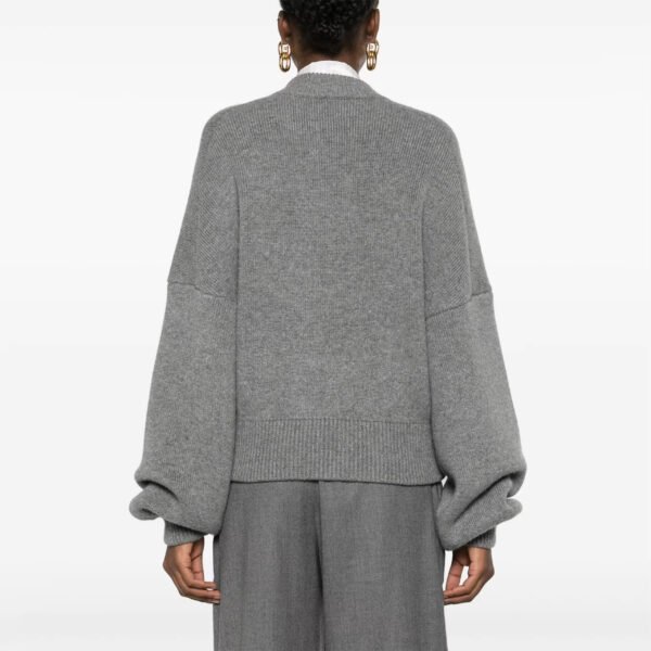 Women's Knit Zip Cardigan Sweater Winter Fashion Casual - Image 2