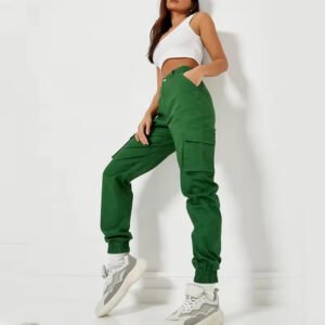 Elegant Beautiful Cotton Knitted Ribbed Pants